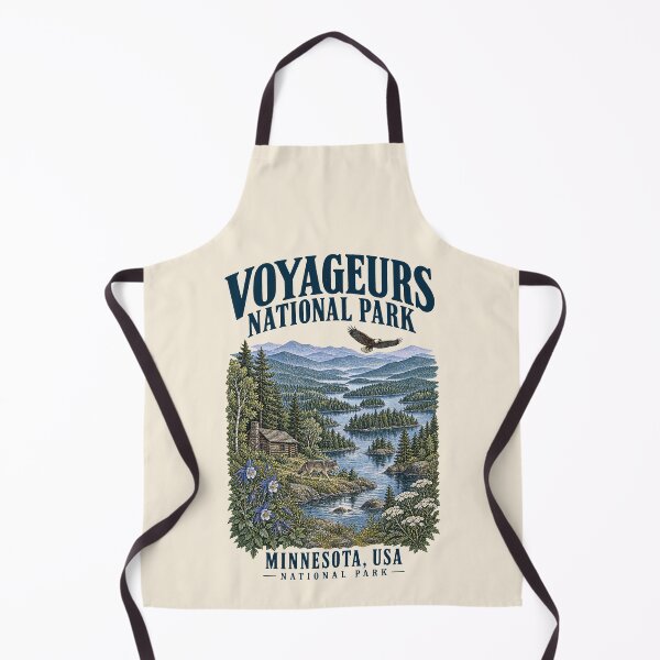 Item preview, Voyageurs National Park, Minnesota, USA [Vintage Illustration] designed and sold by elektronen.