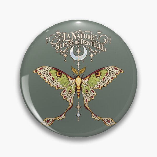 Item preview, La nature se pare de dentelle - Laced comet moth designed and sold by etherElric.
