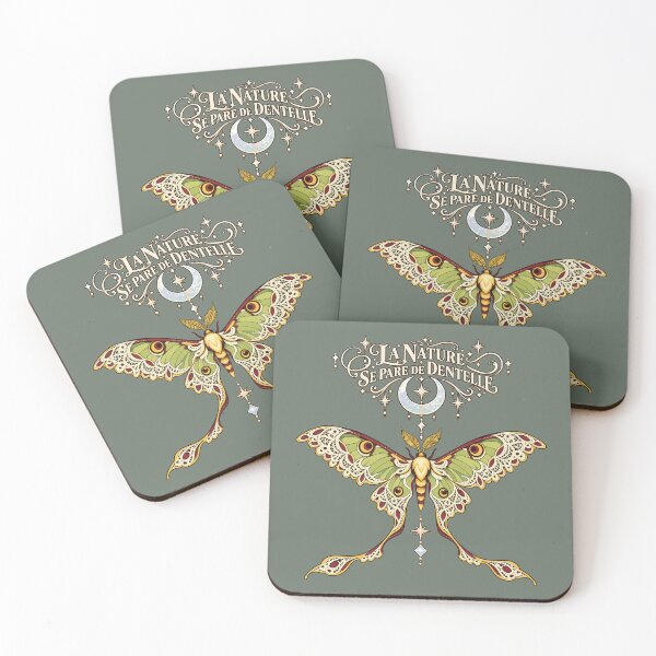Item preview, La nature se pare de dentelle - Laced comet moth designed and sold by etherElric.