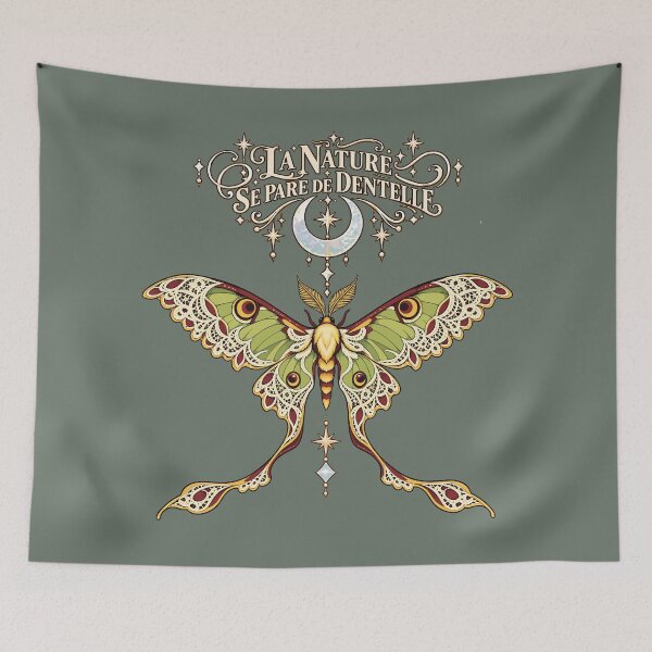 Item preview, La nature se pare de dentelle - Laced comet moth designed and sold by etherElric.