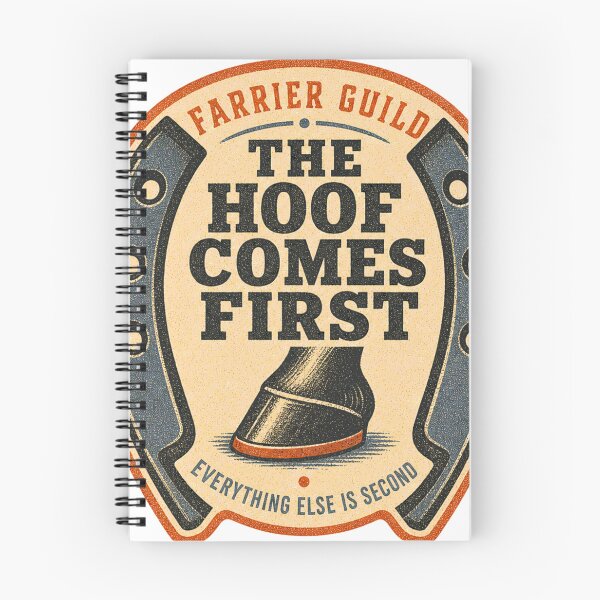 Item preview, The Hoof Comes First Vintage Farrier's Guild Badge designed and sold by BoosterShop.