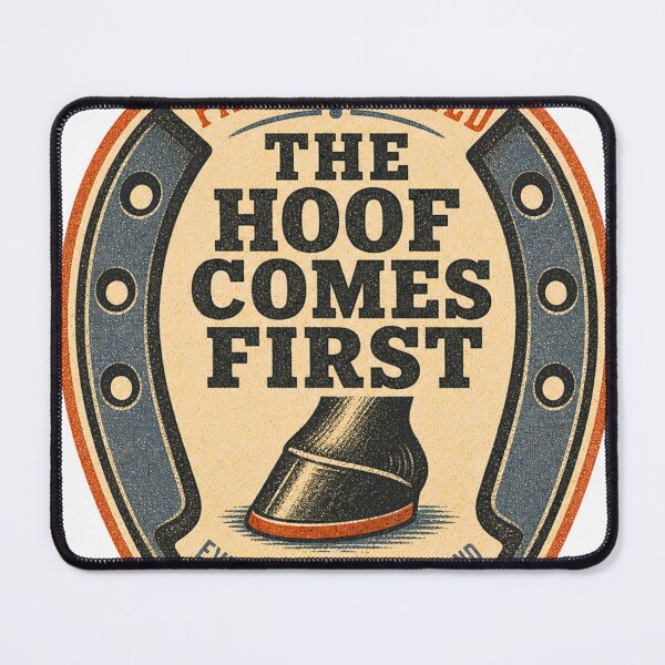 Item preview, The Hoof Comes First Vintage Farrier's Guild Badge designed and sold by BoosterShop.