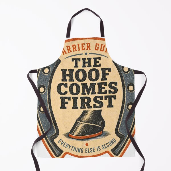Item preview, The Hoof Comes First Vintage Farrier's Guild Badge designed and sold by BoosterShop.