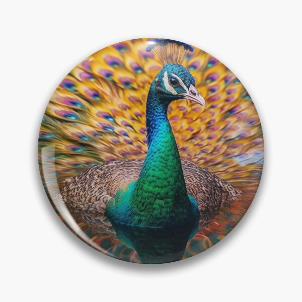 Item preview, Pavo real en el agua designed and sold by MongLongStudio.