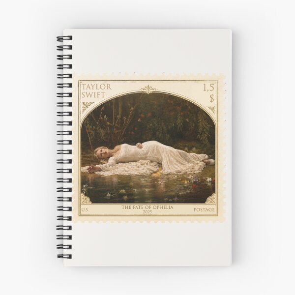 Item preview, The fate of ophelia postage stamp designed and sold by MoodleDoon.