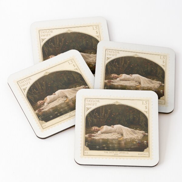 Item preview, The fate of ophelia postage stamp designed and sold by MoodleDoon.