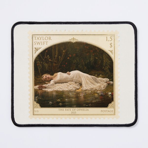 Item preview, The fate of ophelia postage stamp designed and sold by MoodleDoon.