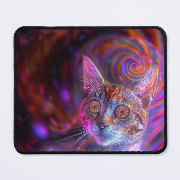 Item preview, Psychedelic Cat designed and sold by MongLongStudio.