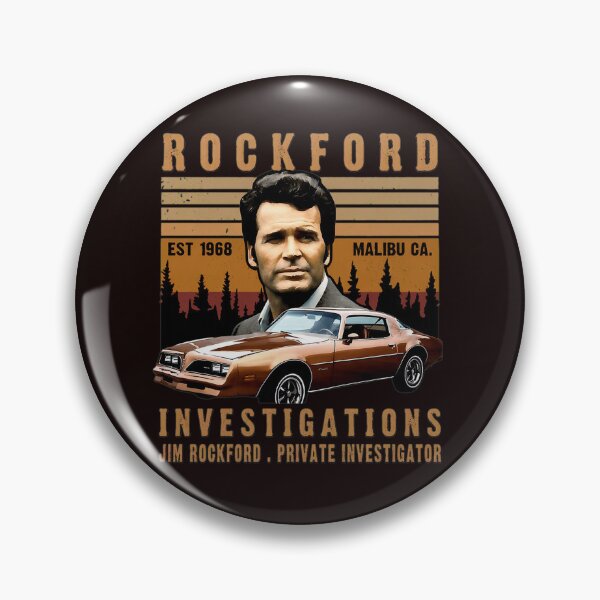 Item preview, Rockford Investigations Jim Rockford Private Investigator 70s Car designed and sold by FlipStrawSpot.
