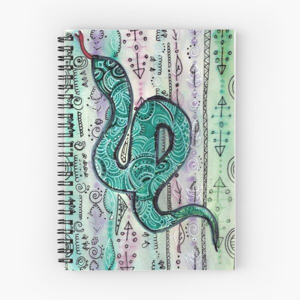 Item preview, Serpiente verde excéntrica designed and sold by Anna Mills.