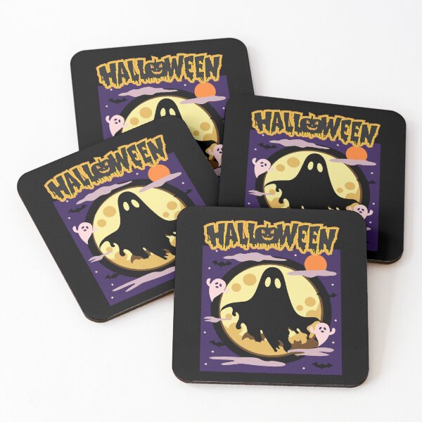 Item preview, Full Moon Ghost T-Shirt, Cute Spooky Halloween Gift designed and sold by E20STUDIO.