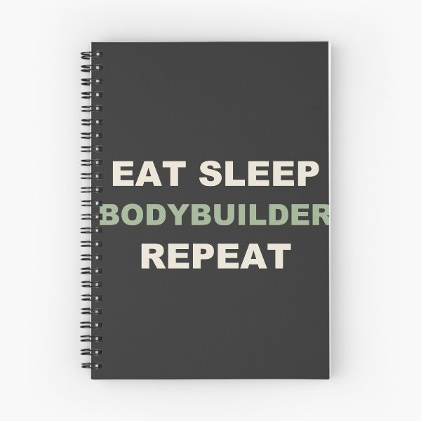Artikelvorschau, Essen, Schlafen, Bodybuilder, Wiederholen – Bodybuilding entworfen und verkauft von RetroThreadWorks.