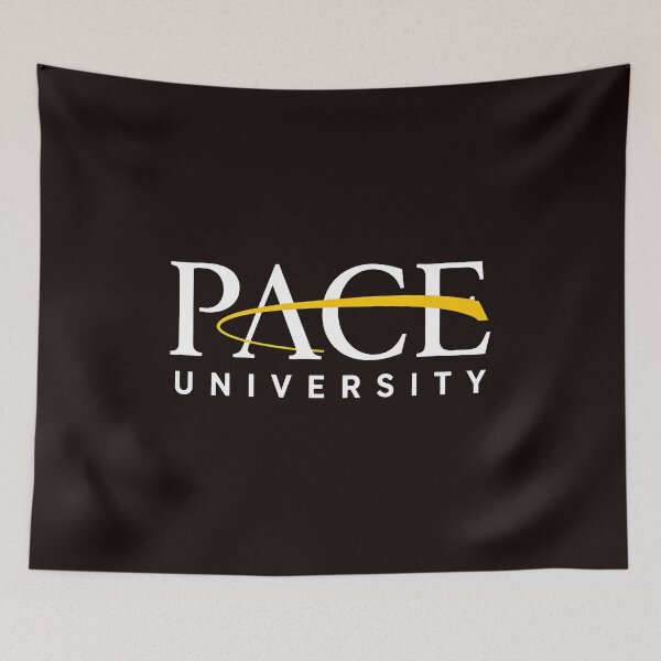 Item preview, Pace University Logo Arc White Yellow designed and sold by FlipStrawSpot.