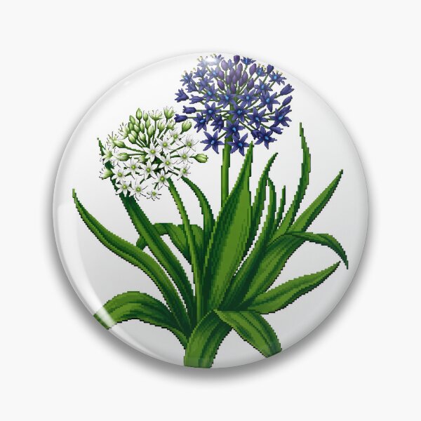 Item preview, Pixel Art Scilla Peruana Alba Squill Recorte designed and sold by aigcx.
