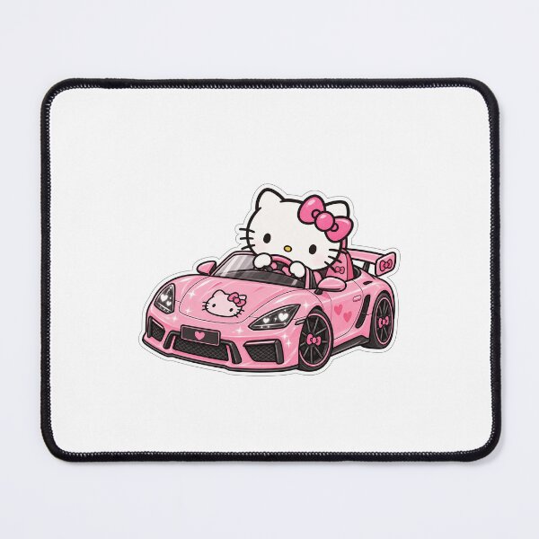 Item preview, Hello kitty sports car designed and sold by Jadedoodle.