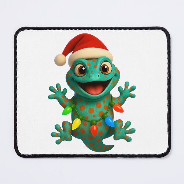 Item preview, Tokay Gecko Christmas Holly designed and sold by Sillytoe.