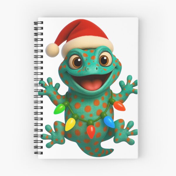 Item preview, Tokay Gecko Christmas Holly designed and sold by Sillytoe.