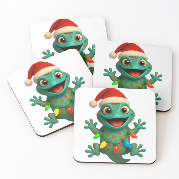 Item preview, Tokay Gecko Christmas Holly designed and sold by Sillytoe.
