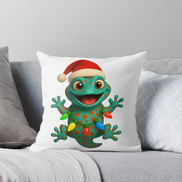 Item preview, Tokay Gecko Christmas Holly designed and sold by Sillytoe.
