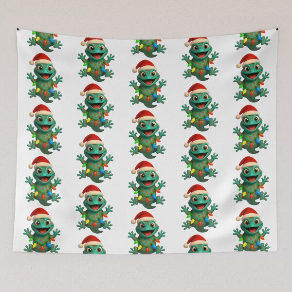 Item preview, Tokay Gecko Christmas Holly designed and sold by Sillytoe.
