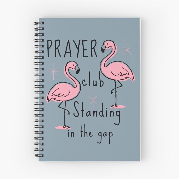 Item preview, Pink Flamingo Prayer Club, Team Jesus, Flamingoes Standing in the Gap, Christian Praying School Group           designed and sold by Forevermore.