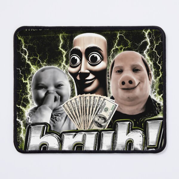 Item preview, Motion At Your Front Door Tung Sahur John Pork Ai Baby Meme designed and sold by Imageeg.