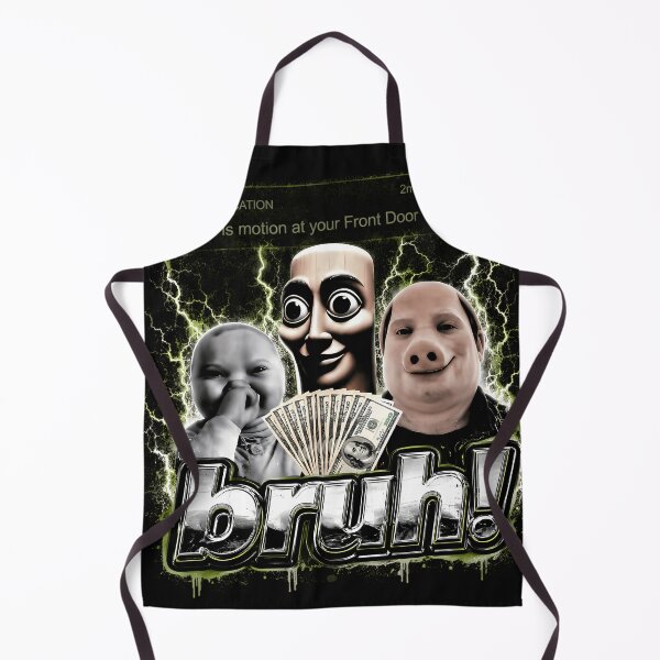 Item preview, Motion At Your Front Door Tung Sahur John Pork Ai Baby Meme designed and sold by Imageeg.