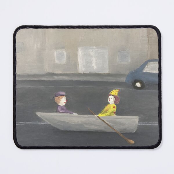 Item preview, Rowboat Journey in the City designed and sold by vintatchie.