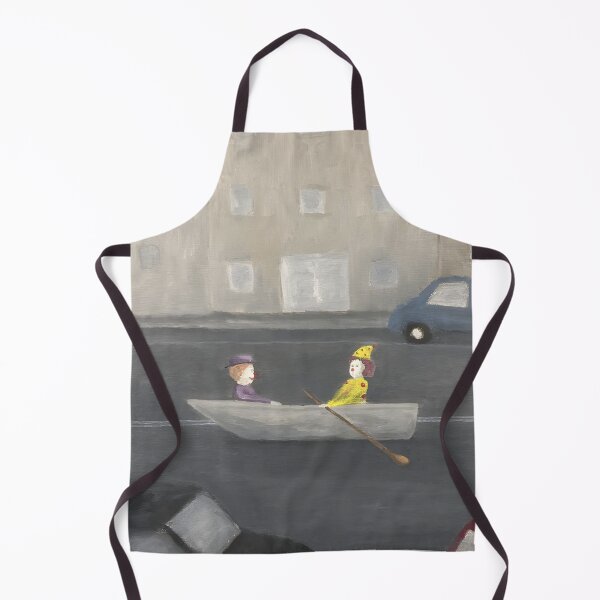 Item preview, Rowboat Journey in the City designed and sold by vintatchie.