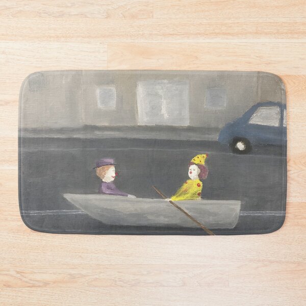 Item preview, Rowboat Journey in the City designed and sold by vintatchie.
