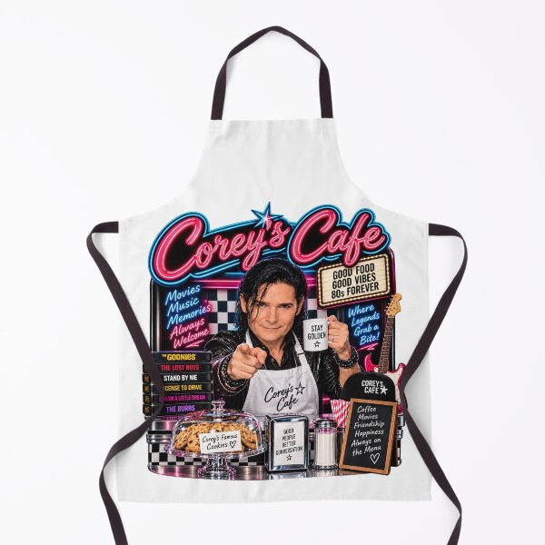Artikelvorschau, COREY'S CAFÉ – DIE LEGENDE DER 1980ER JAHRE, COREY FELDMAN – Probieren Sie einen seiner Kekse! entworfen und verkauft von Legendary-Icons.