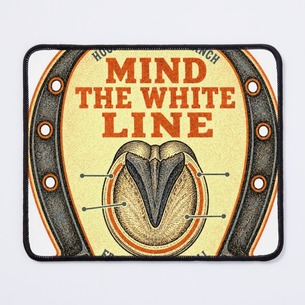Item preview, Mind The White Line Hoof Anatomy Badges designed and sold by BoosterShop.