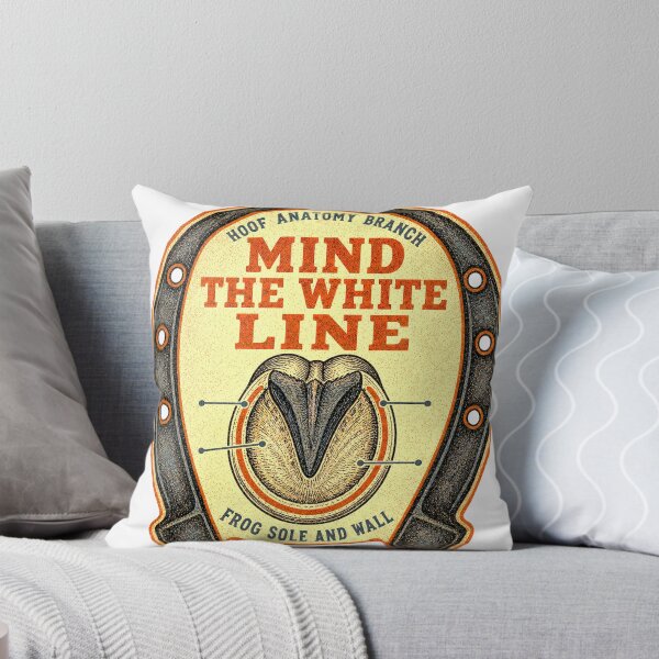 Item preview, Mind The White Line Hoof Anatomy Badges designed and sold by BoosterShop.