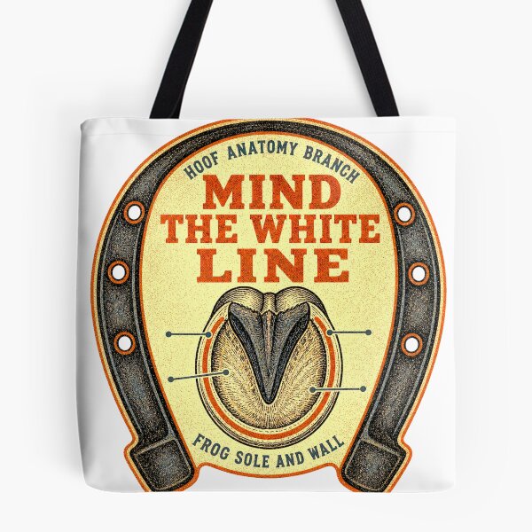 Item preview, Mind The White Line Hoof Anatomy Badges designed and sold by BoosterShop.