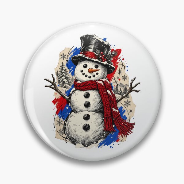 Item preview, The Snowman Smiles Among Scarves and Stars designed and sold by Honu2025.