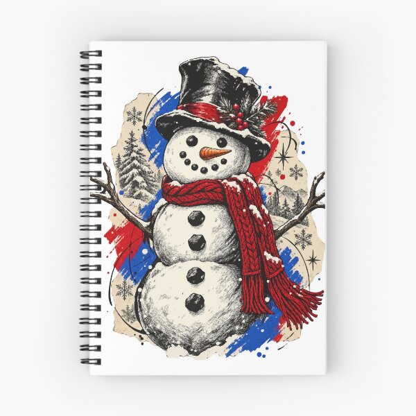 Item preview, The Snowman Smiles Among Scarves and Stars designed and sold by Honu2025.