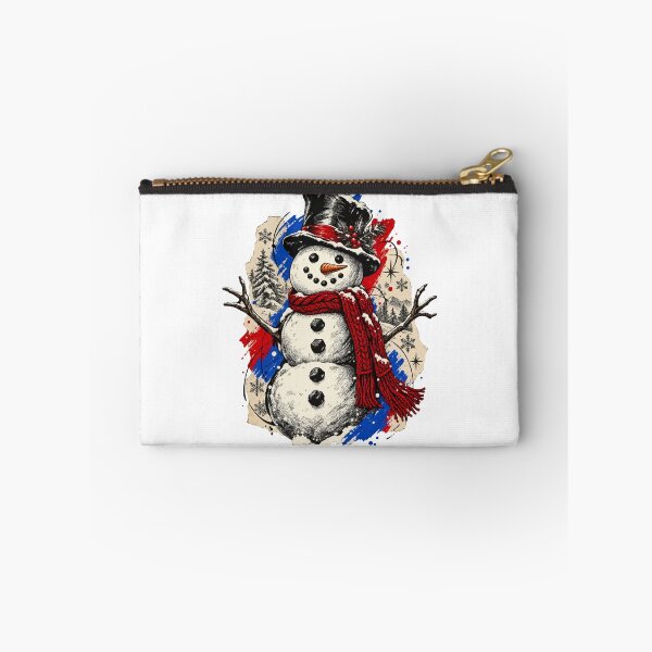 Item preview, The Snowman Smiles Among Scarves and Stars designed and sold by Honu2025.