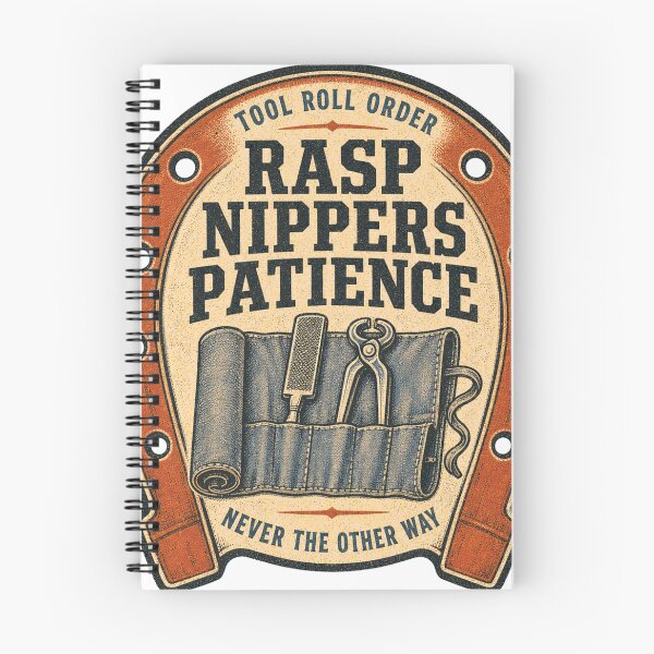 Item preview, Rasp Nippers Patience Farrier Tool Badge designed and sold by BoosterShop.