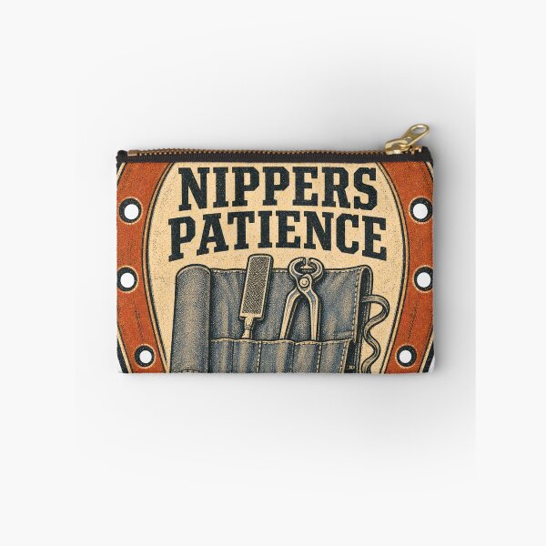 Item preview, Rasp Nippers Patience Farrier Tool Badge designed and sold by BoosterShop.