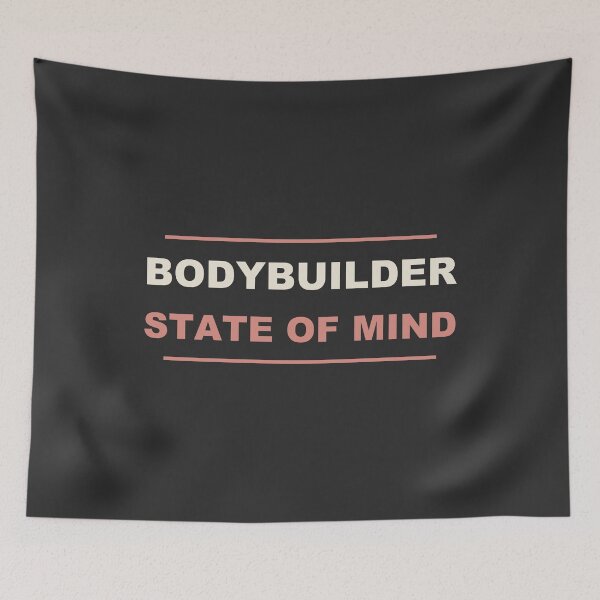 Item preview, Bodybuilder State Of Mind - Bodybuilding designed and sold by RetroThreadWorks.