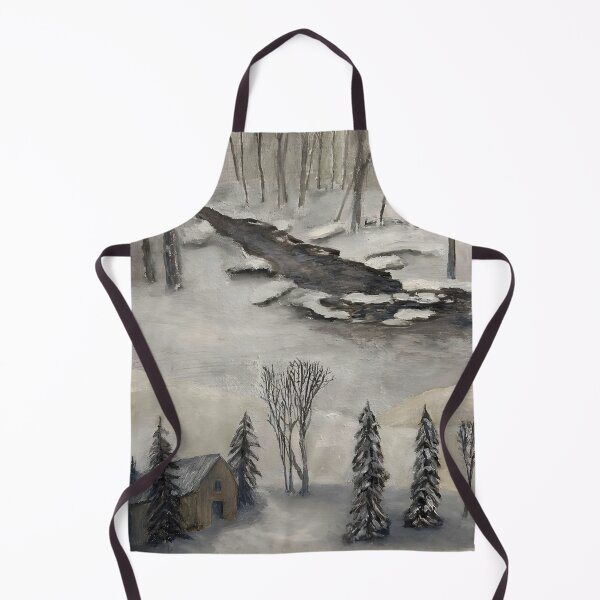 Item preview, Quiet Cabin in the Snowy Woods designed and sold by vintatchie.
