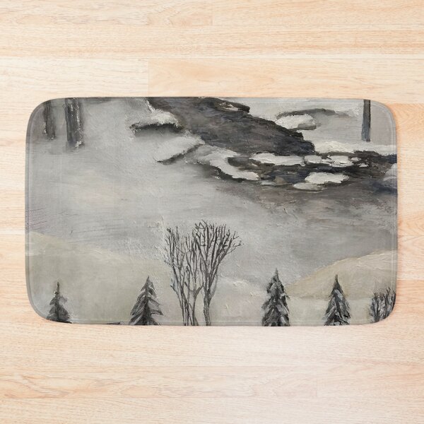 Item preview, Quiet Cabin in the Snowy Woods designed and sold by vintatchie.