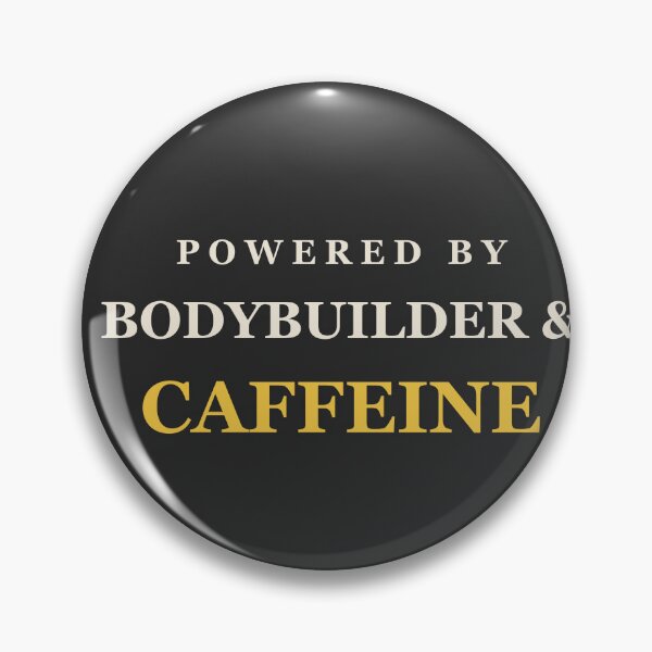 Item preview, Powered By Bodybuilder & Caffeine - Bodybuilding designed and sold by RetroThreadWorks.