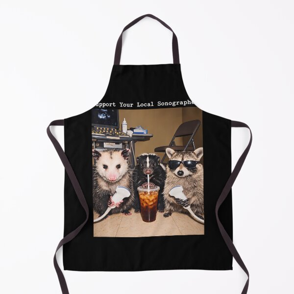Item preview, Support Your Local Sonographers Raccoon Ultrasound Possum designed and sold by darriahad.