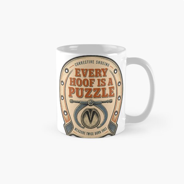 Item preview, Every Hoof Is A Puzzle Correction Fitting Badge designed and sold by BoosterShop.