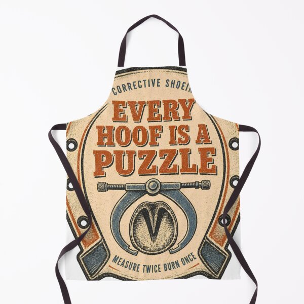 Item preview, Every Hoof Is A Puzzle Correction Fitting Badge designed and sold by BoosterShop.