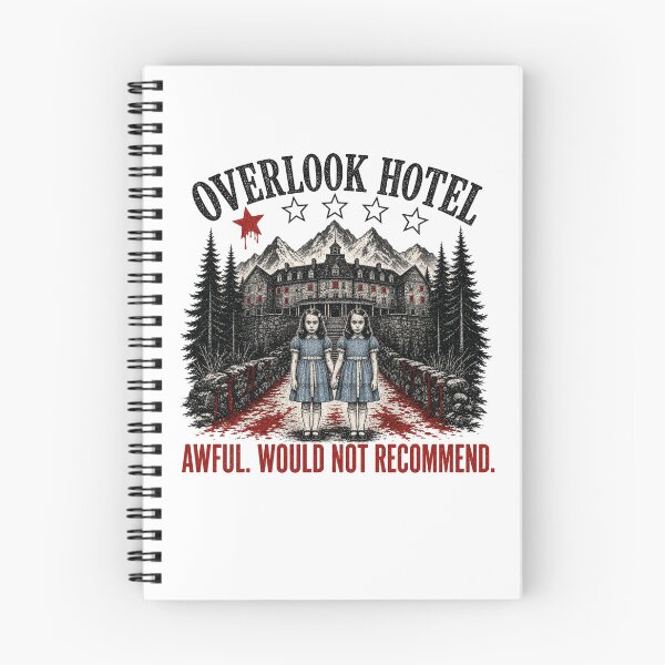 Item preview, The Shining Funny Overlook Hotel Rating Tee designed and sold by gotops12.
