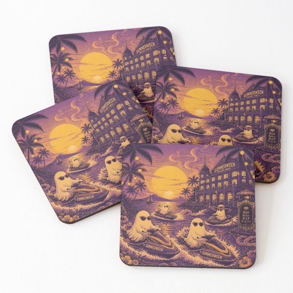 Item preview, Spooky Summerween Jet Skiing designed and sold by Shelley Loewnau-Jones Studio.