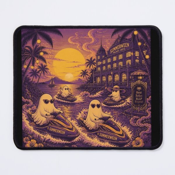 Item preview, Spooky Summerween Jet Skiing designed and sold by Shelley Loewnau-Jones Studio.