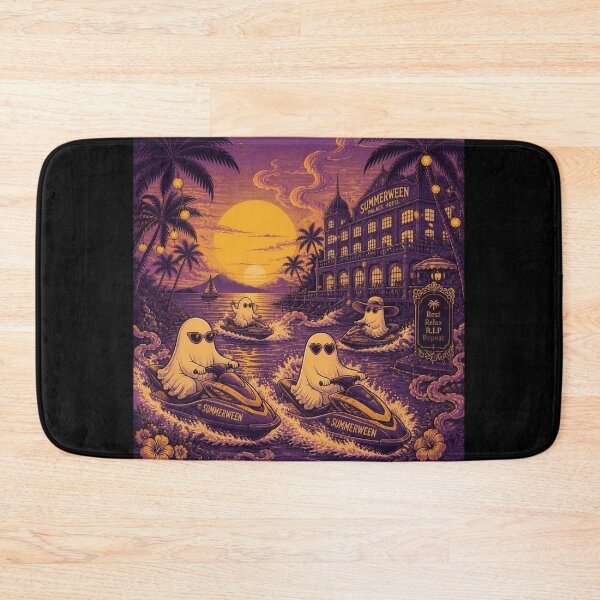 Item preview, Spooky Summerween Jet Skiing designed and sold by Shelley Loewnau-Jones Studio.